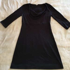 J.Crew Factory cowl neck tunic dress, black, XS